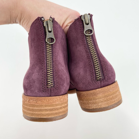 Kork-Ease Womens Ryder Ankle Suede Boots Block Heels Zipper Size 7 worn once - Picture 8 of 8